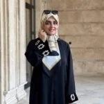 روسری ابریشم ژاکارد زنجیری سفید مشکی