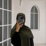 روسری نخی حاشیه لمه