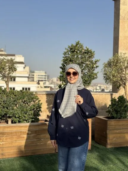 روسری گوچی طوسی روشن