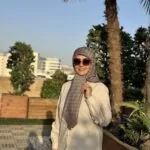روسری گوچی کرم قهوه ای