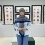 روسری سیا اسکارف طرح پلنگی