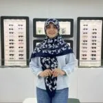 روسری سیا اسکارف طرح لاله