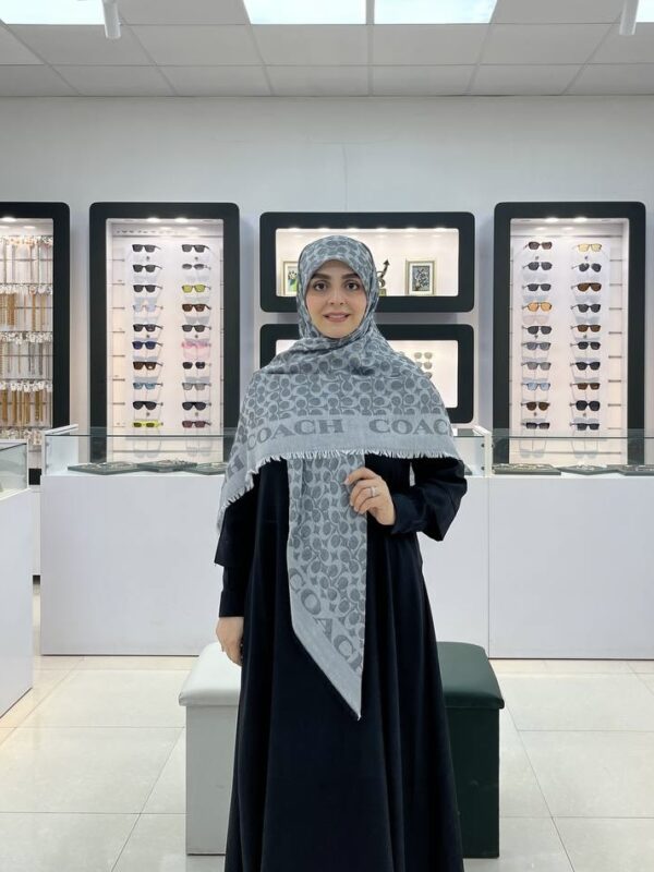 روسری نخ کشمیر وارداتی طرح کوچ طوسی